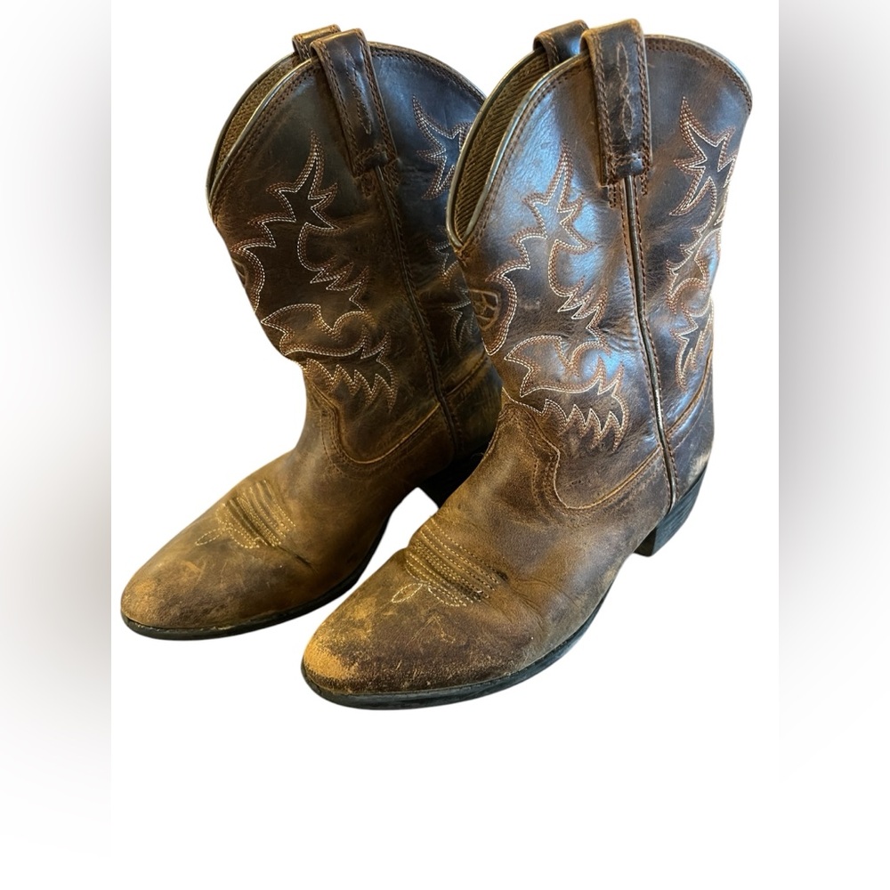 Ariat Children’s‎ Brown Leather Western Style Boot Size 3.5